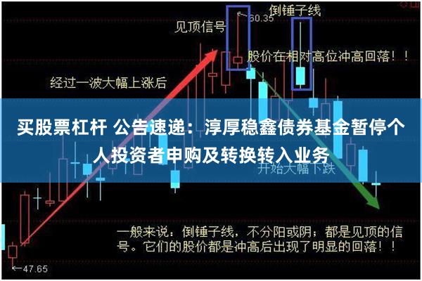 买股票杠杆 公告速递：淳厚稳鑫债券基金暂停个人投资者申购及转换转入业务